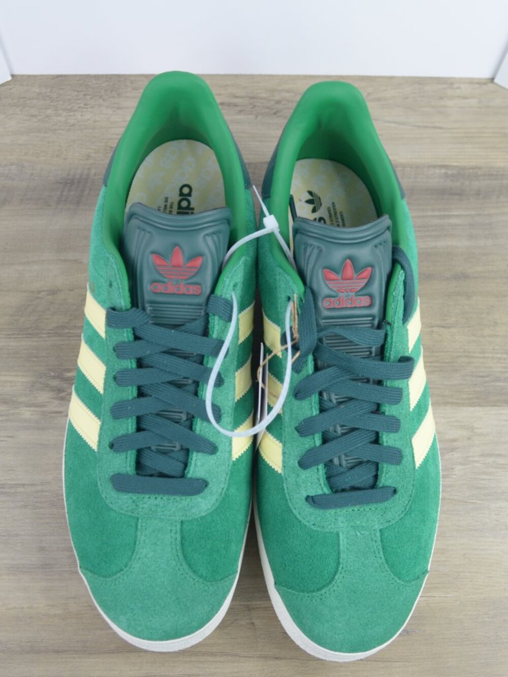 Adidas Gazelle Spikeless Golf Shoes Men Size 11 Green Suede Turf Sole Golf Sneak - Picture 7 of 7